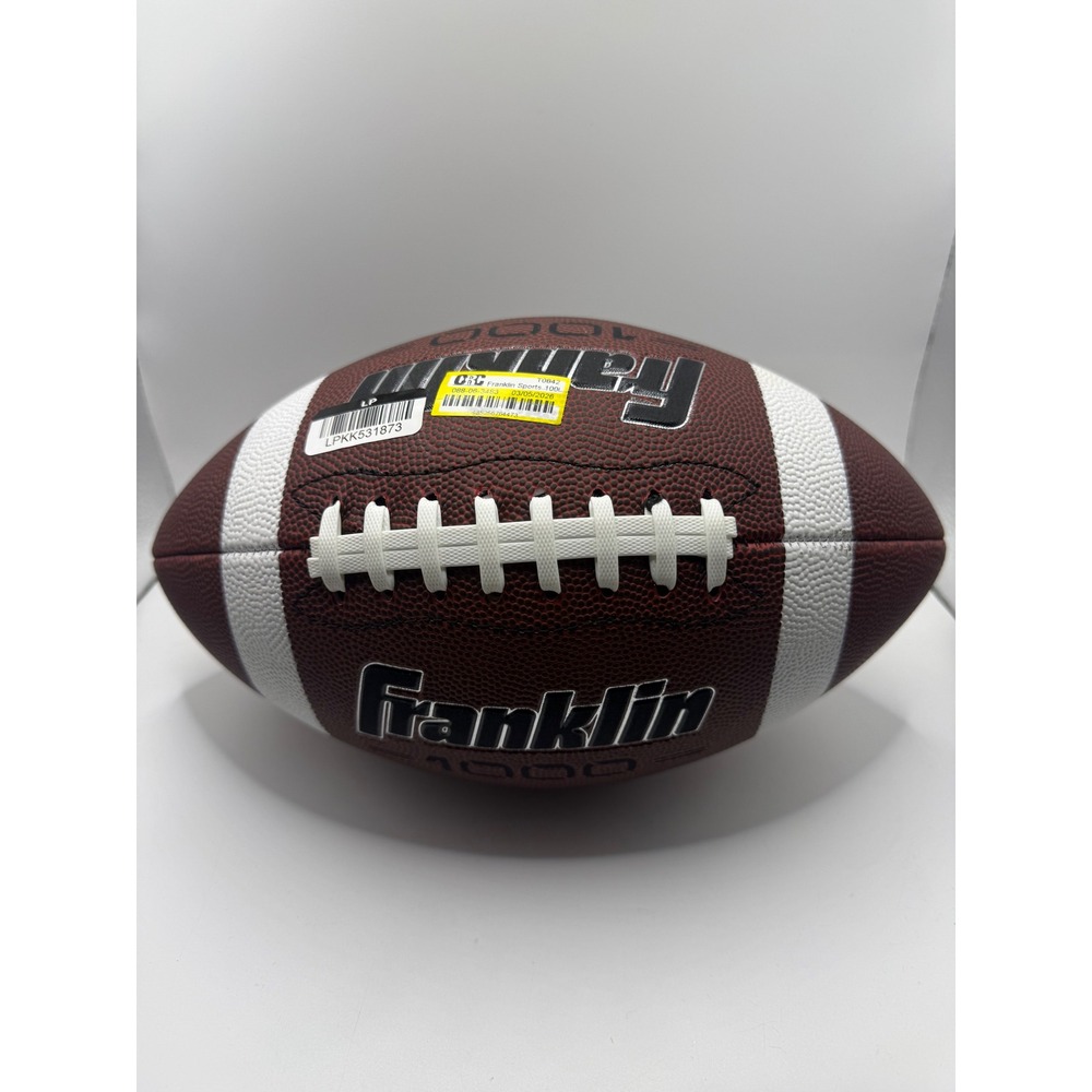 Franklin Football Unisex Official Brown NEW 1000 Series Synthetic Leather